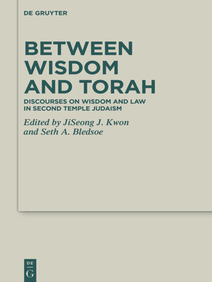 cover image of Between Wisdom and Torah